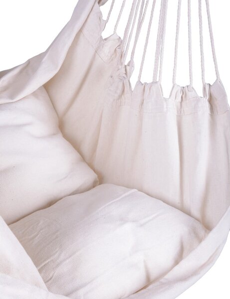 Poltrona da giardino imbottita color crema Tobago - Garden Pleasure