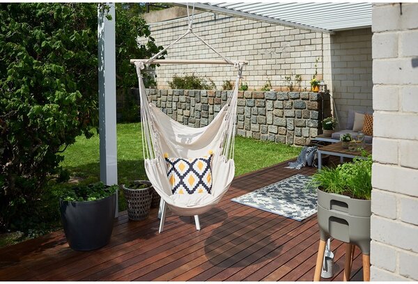 Poltrona da giardino imbottita color crema Tobago - Garden Pleasure