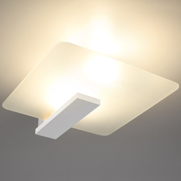 Sollux SL.1093 - Plafoniera LAPPO 2xE27/15W/230V bianca