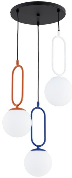 Lampadario sospeso a cavo VAVIL 3xE27/15W/230V multicolore