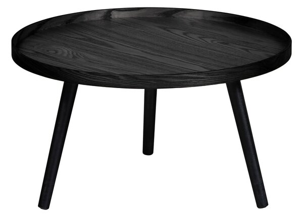 Tavolino nero , Ø 60 cm Mesa - WOOOD