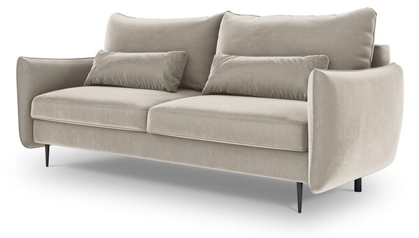 Divano letto beige con contenitore Vermont - Cosmopolitan Design