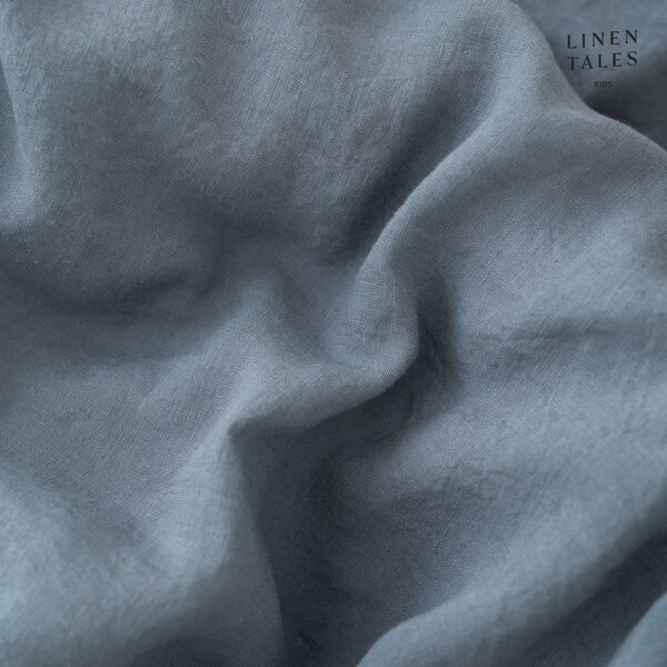 Biancheria da letto per bambini per letto singolo 140x200 cm Blue Fog - Linen Tales