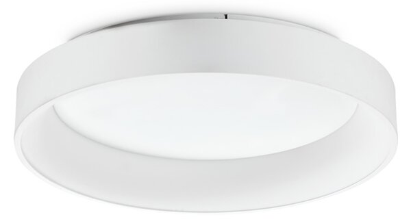 Plafoniera Moderna Ziggy Metallo Bianco Led 42W 3000K Luce Calda