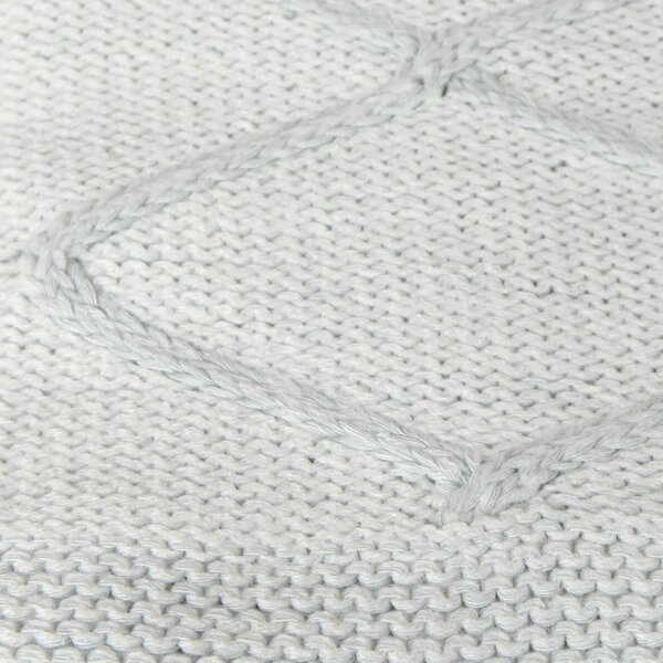 Coperta azzurra in cotone Baby Baby, 90 x 90 cm - Homemania Decor