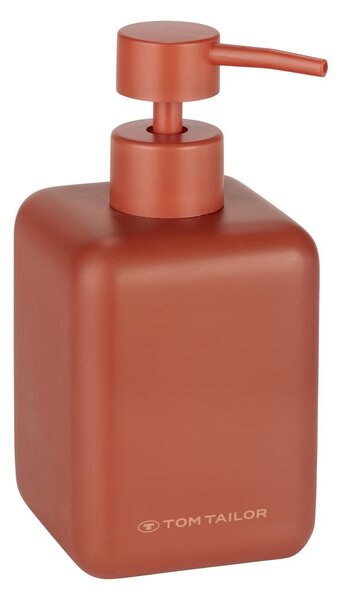 Dispenser per sapone in poliresina arancione 380 ml Tom Tailor T-Rounded – Wenko
