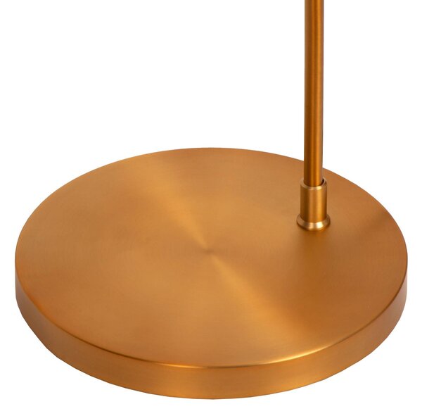 Lucide Lampada ad arco Corina, Nero, Soggiorno / Sala da pranzo, Plastica, Lampada da terra