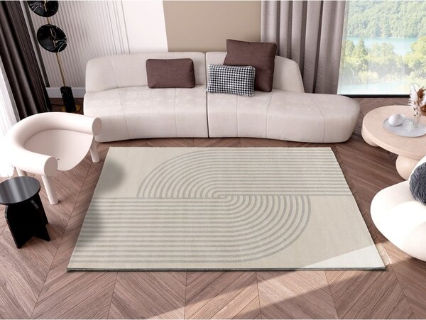 Tappeto grigio/color crema 200x290 cm Zen – Universal