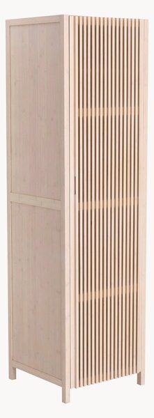 Armadio da parete in bambù con anta scanalata Stripe