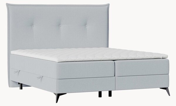 Letto boxspring fatto a mano con contenitore Menzzo, H3