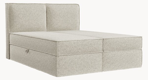 Letto boxspring fatto a mano con contenitore Bergen, H3