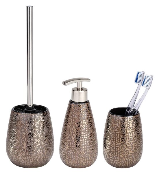 Set di accessori da bagno in ceramica color bronzo Marrakesh - Wenko