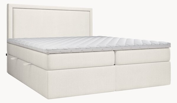 Letto boxspring con contenitore fatto a mano Rebeca, H3