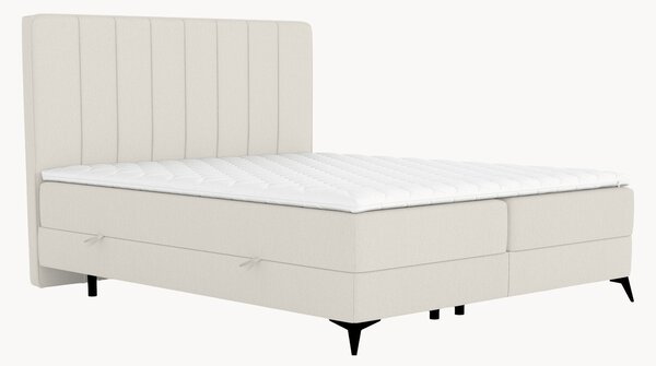 Letto boxspring fatto a mano con contenitore Aggaz, H3
