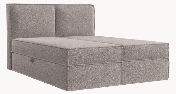 Letto boxspring fatto a mano con contenitore Bergen, H3