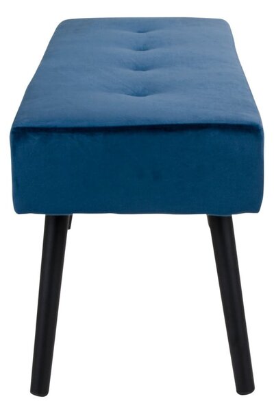 Panchina in velluto blu Skiby - Bonami Essentials