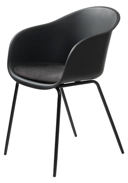 Sedia da pranzo nera Topley - Unique Furniture