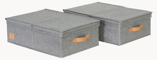 Set di 2 scatole con coperchio Premium