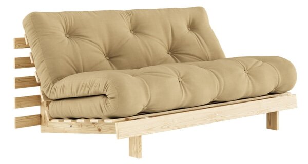Divano color senape allungabile 160 cm Roots – Karup Design
