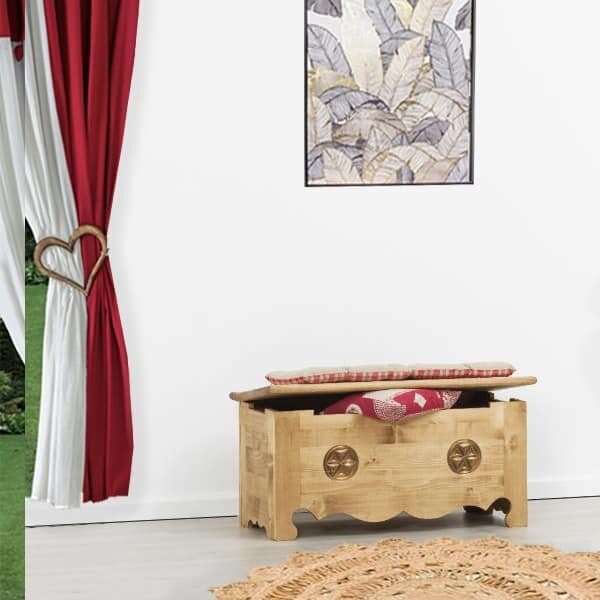 Cassapanca con decori - LM-C101