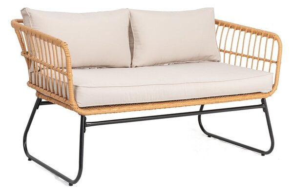 Seduta da giardino in rattan artificiale Vistdal - Bonami Essentials
