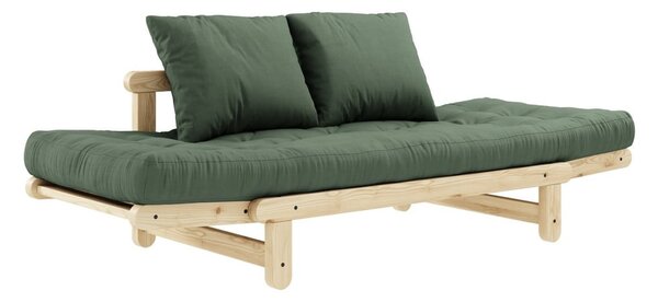 Divano variabile Naturale Chiaro/Verde Oliva Beat - Karup Design
