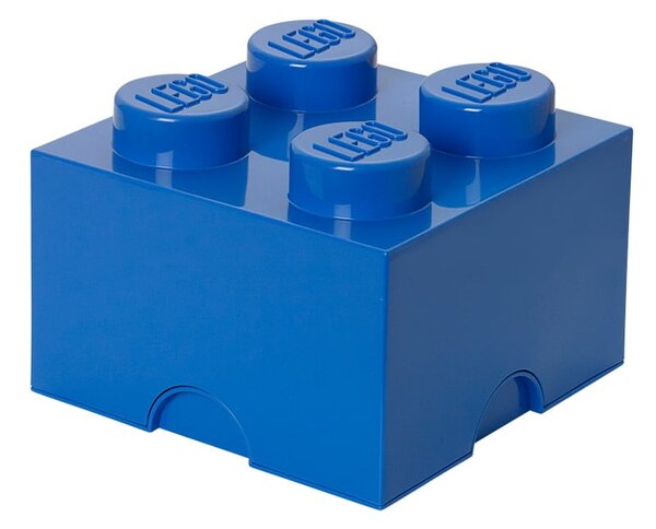 Scatola portaoggetti blu quadrata - LEGO®
