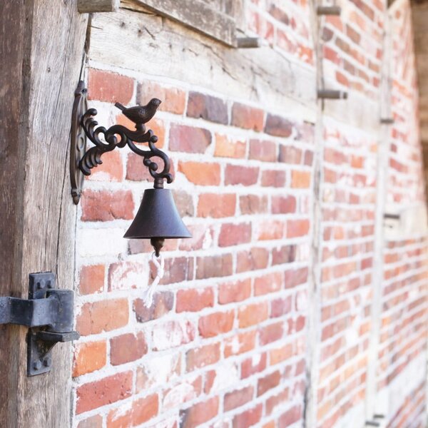 Campana da parete in ghisa in scatola regalo Birdy - Esschert Design