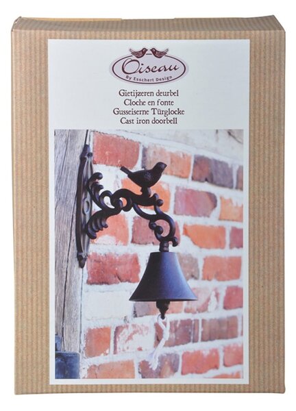 Campana da parete in ghisa in scatola regalo Birdy - Esschert Design