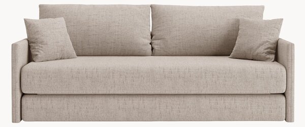 Divano letto 3 posti in ciniglia Shannon, larg. 209 cm