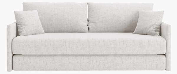 Divano letto 3 posti in ciniglia Shannon, larg. 209 cm