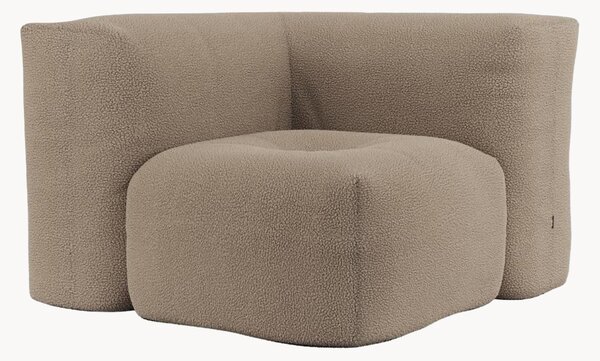 Modulo angolare in teddy-bouclé Soft