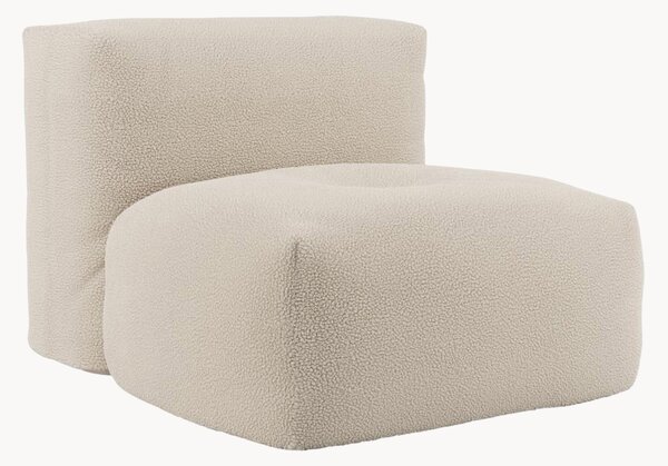 Modulo centrale in teddy-bouclé Soft