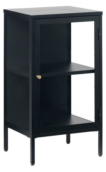 Vetrina nera in metallo 45x85 cm Carmel - Unique Furniture