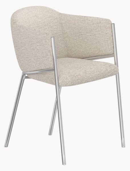 Set di 2 sedie imbottite Evelina