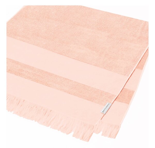 Telo mare in cotone rosa, 175 x 90 cm Summer Stripe - Sunnylife