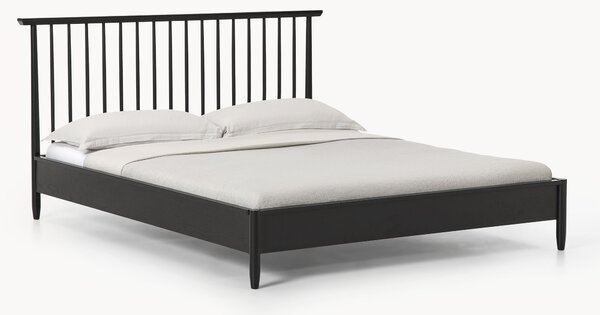 Letto in legno di pino con testiera Windsor