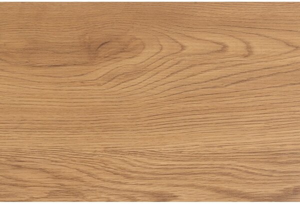 Libreria nera-color legno naturale effetto rovere 135x185 cm Seaford - Actona