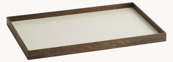 Vassoio decorativo componibile in legno di quercia Frame