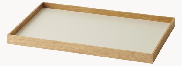 Vassoio decorativo componibile in legno di quercia Frame