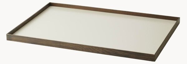 Vassoio decorativo componibile in legno di quercia Frame