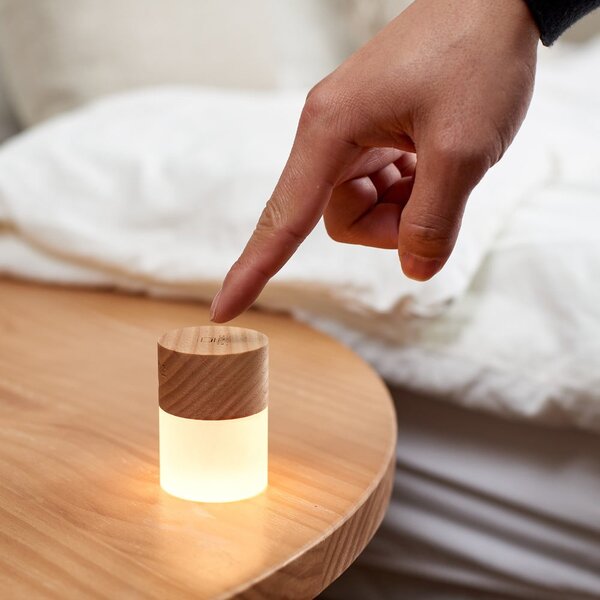 Decorazione luminosa di colore naturale con ricarica USB ø 4,5 cm Lemelia – Gingko