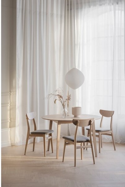 Set di 2 sedie da pranzo in colore naturale Rodham - Rowico