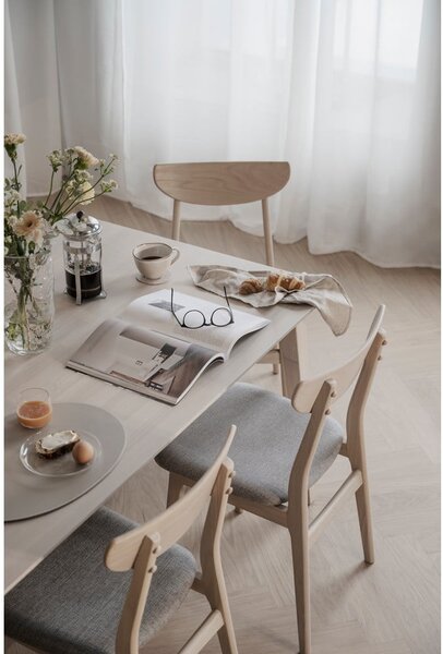 Set di 2 sedie da pranzo in colore naturale Rodham - Rowico