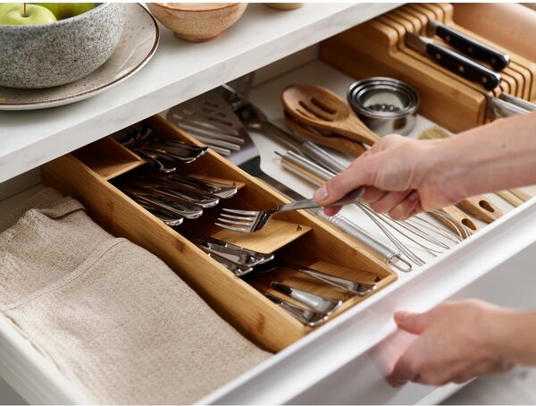 Organizzatore di posate in bambù DrawerStore™ - Joseph Joseph