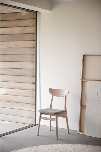 Set di 2 sedie da pranzo in colore naturale Rodham - Rowico