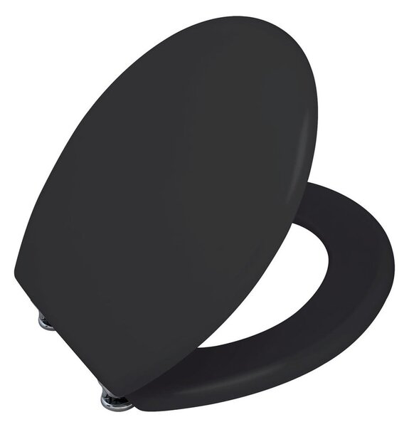 Sedile nero opaco, 41 x 38 cm Prima - Wenko
