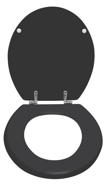 Sedile nero opaco, 41 x 38 cm Prima - Wenko
