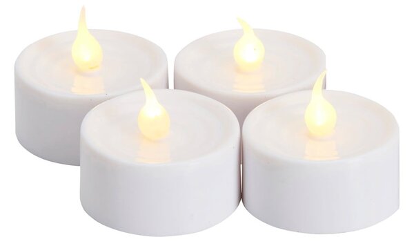 Candele a LED in set con alimentazione a batteria 4 pz (altezza totale 2 cm) Lone – Sirius