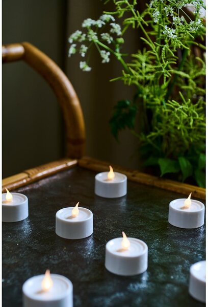 Candele a LED in set con alimentazione a batteria 4 pz (altezza totale 2 cm) Lone – Sirius